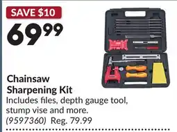 Princess Auto Chainsaw Sharpening Kit offer