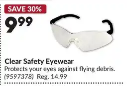 Princess Auto Clear Safety Eyewear offer