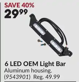 Princess Auto 6 LED OEM Light Bar offer