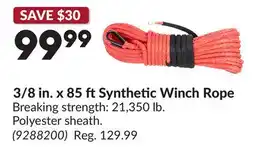 Princess Auto 3/8 in. x 85 ftSynthetic Winch Rope offer