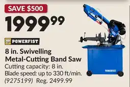 Princess Auto 8 in. Swivelling Metal-Cutting Band Saw offer