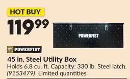 Princess Auto 45 in. Steel Utility Box offer