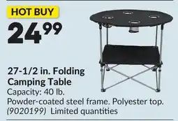 Princess Auto 27-1/2 in. Folding Camping Table offer