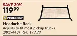 Princess Auto Headache Rack offer