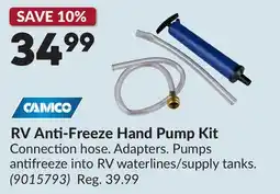 Princess Auto RV Anti-Freeze Hand Pump Kit offer