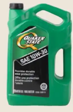 Princess Auto 10W-30 Conventional Quaker State Motor Oil offer
