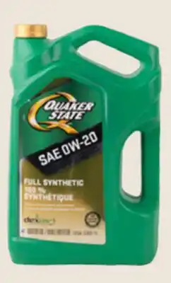 Princess Auto Quaker State Full- Synthetic Motor Oils offer