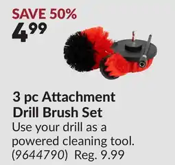 Princess Auto 3 pc Attachment Drill Brush Set offer