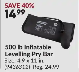 Princess Auto 500 lb Inflatable Levelling Pry Bar offer
