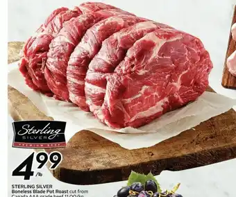 Sobeys Sterling Silver Boneless Blade Pot Roast offer