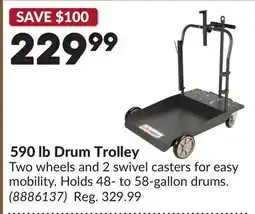 Princess Auto 590 lb Drum Trolley offer