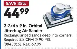 Princess Auto 3-3/4 x 9 in. Orbital Jitterbug Air Sander offer