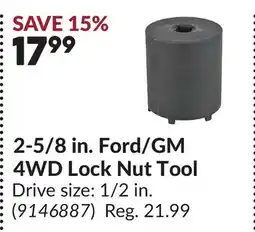 Princess Auto 2-5/8 in. Ford/GM 4WD Lock Nut Tool offer