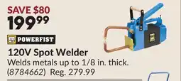 Princess Auto 120V Spot Welder offer