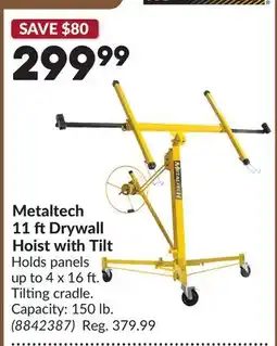 Princess Auto 11 ft Drywall Hoist with Tilt offer