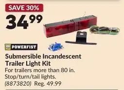 Princess Auto Submersible Incandescent Trailer Light Kit offer