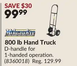 Princess Auto 800 lb Hand Truck offer