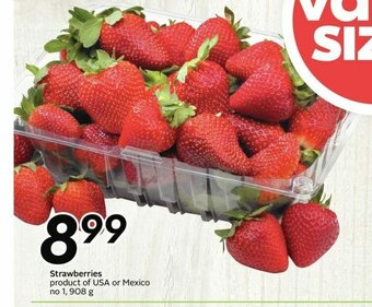 Sobeys Strawberries offer