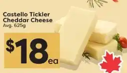 Quality Foods Castello Tickler Cheddar Cheese offer