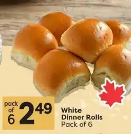 Quality Foods White Dinner Rolls offer