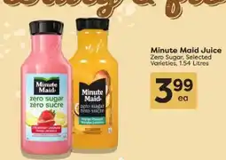 Quality Foods Minute Maid Juice offer