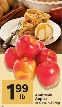 Quality Foods Ambrosia Apples or Gala offer