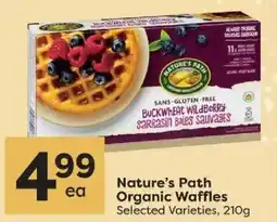 Quality Foods Nature's Path Organic Waffles offer
