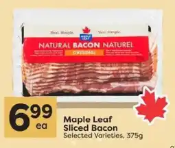 Quality Foods Maple Leaf Sliced Bacon offer
