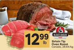 Quality Foods Black Angus Sirloin Tip Oven Roast offer
