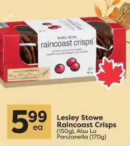 Quality Foods Lesley Stowe Raincoast Crisps offer