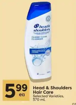 Quality Foods Head & Shoulders Hair Care offer