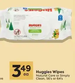 Quality Foods Huggies Wipes offer