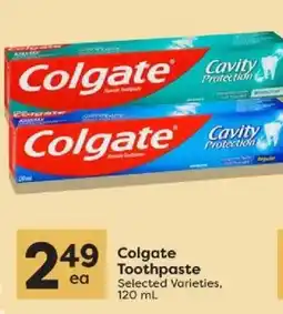 Quality Foods Colgate toothpaste offer