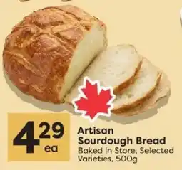 Quality Foods Artisan Sourdough Bread offer