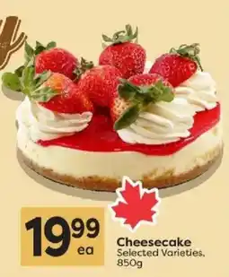 Quality Foods Cheesecake offer