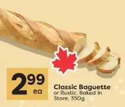 Quality Foods Classic Baguette or Rustic offer