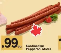 Quality Foods Continental Pepperoni Sticks offer