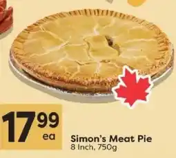 Quality Foods Simon's Meat Pie offer