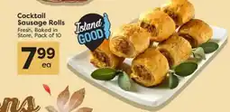 Quality Foods Island Good cocktail sausage rolls offer
