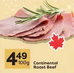 Quality Foods Continental Roast Beef offer
