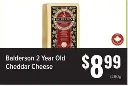 Produce Depot Balderson 2 Year Old Cheddar Cheese offer