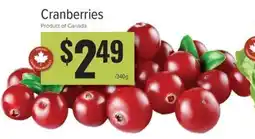 Produce Depot Cranberries offer