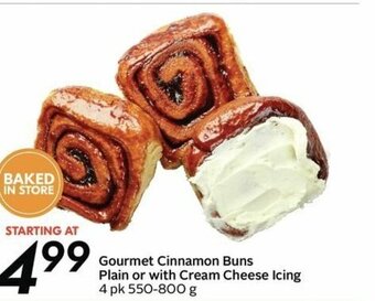 Sobeys Gourmet Cinnamon Buns offer