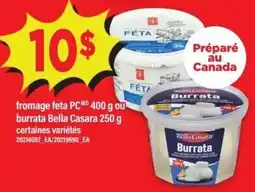 Maxi Feta PC or Bella Casara Burrata offer