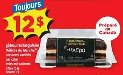 Maxi Delices du Marche rectangular cake offer
