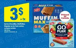 Maxi Leclerc bars ChocoMax, MuffinMax, Nügabar or Go Pure Leclerc certaines variétés offer