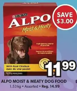 Colemans Alpo moist & meaty dog food offer