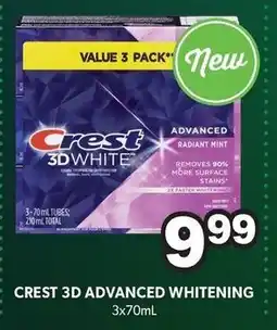 Colemans Crest 3d white advanced whitening offer