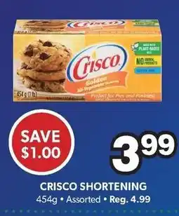 Colemans Crisco shortening offer