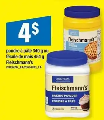Fleischmann's baking powder